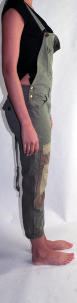 Volcom-Patched-Jean-Overalls-Green-Brown-Side