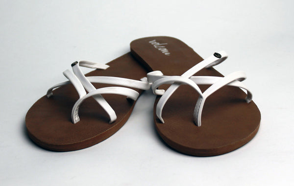 Volcom-new-school-sandals-white-front-view